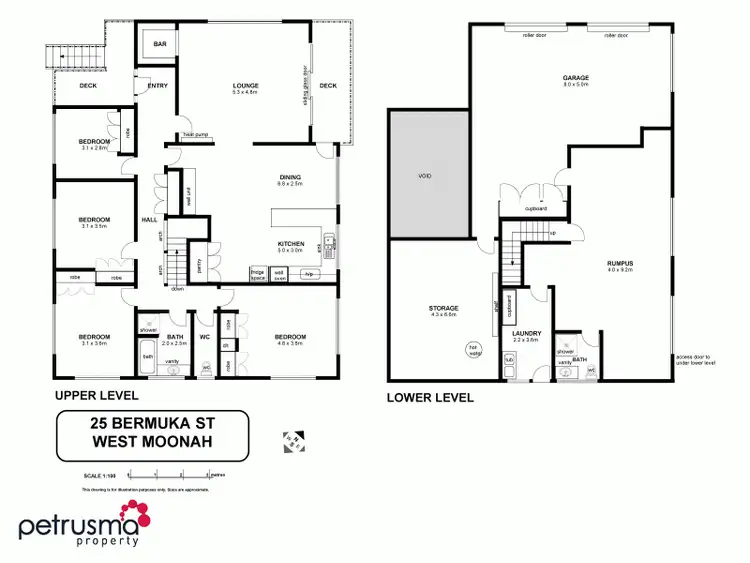 Floorplan of Homely house listing, 25 Bermuka Street, West Moonah TAS 7009