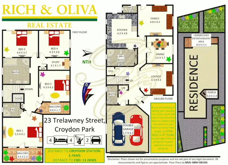 Floorplan of Homely house listing, 23 Trelawney Street, Croydon Park NSW 2133