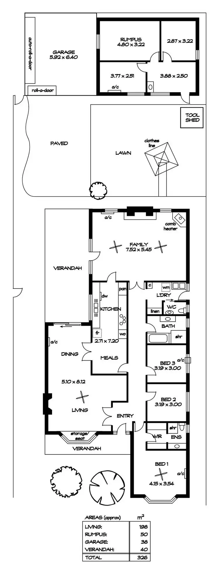 Floorplan of Homely house listing, 47 Days Rd, Croydon Park SA 5008