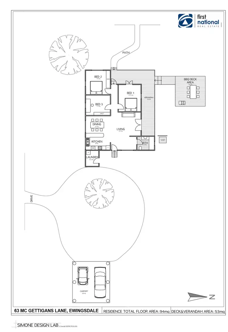 Floorplan of Homely house listing, 63 McGettigans Lane, Ewingsdale NSW 2481