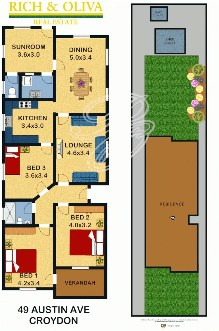 Floorplan of Homely house listing, 49 Austin Avenue, Croydon NSW 2132