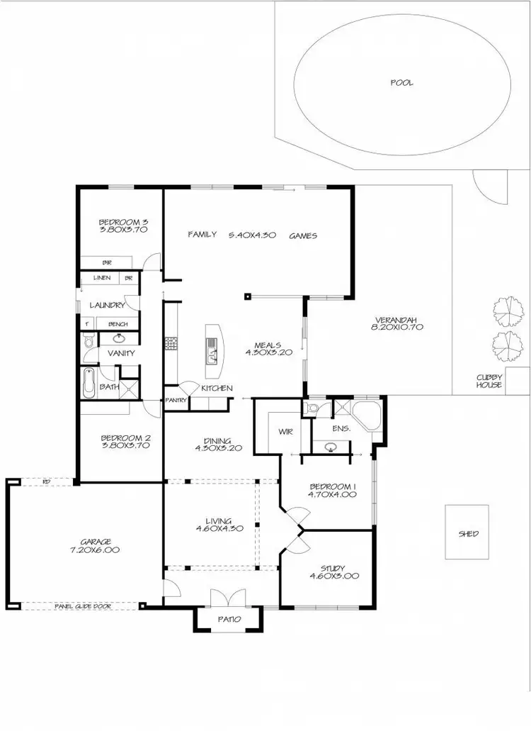Floorplan of Homely house listing, 12 Grandview Place, Blakeview SA 5114
