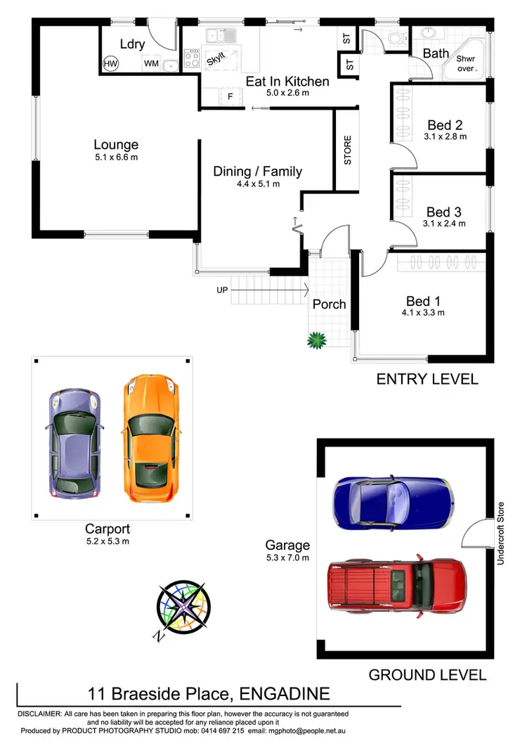 Floorplan of Homely house listing, 11 Braeside Place, Engadine NSW 2233