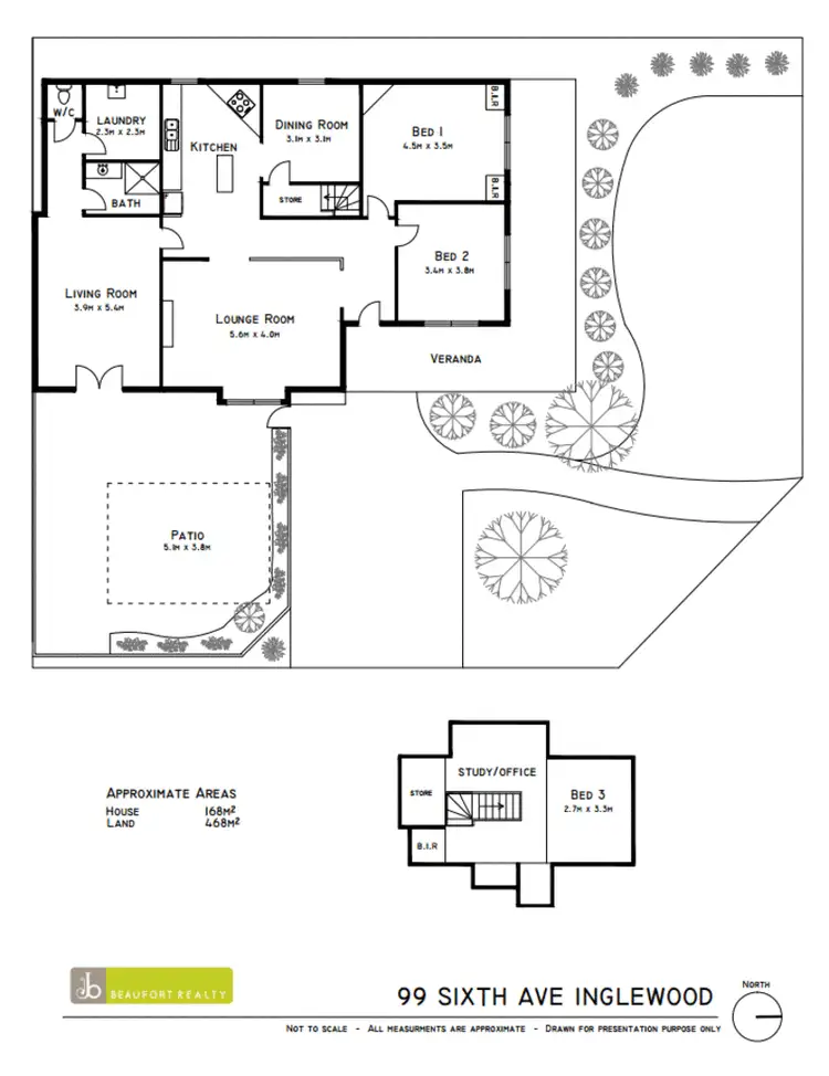 Floorplan of Homely house listing, 99 Sixth Avenue, Inglewood WA 6052