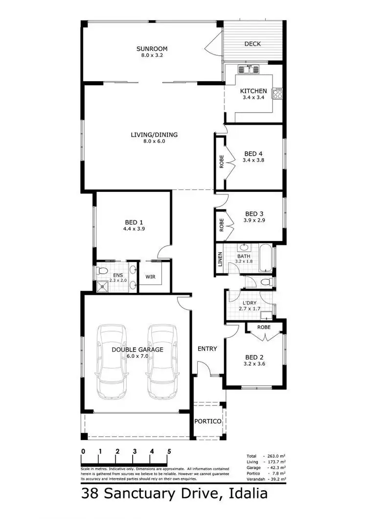 Floorplan of Homely house listing, 38 Sanctuary Drive, Idalia QLD 4811