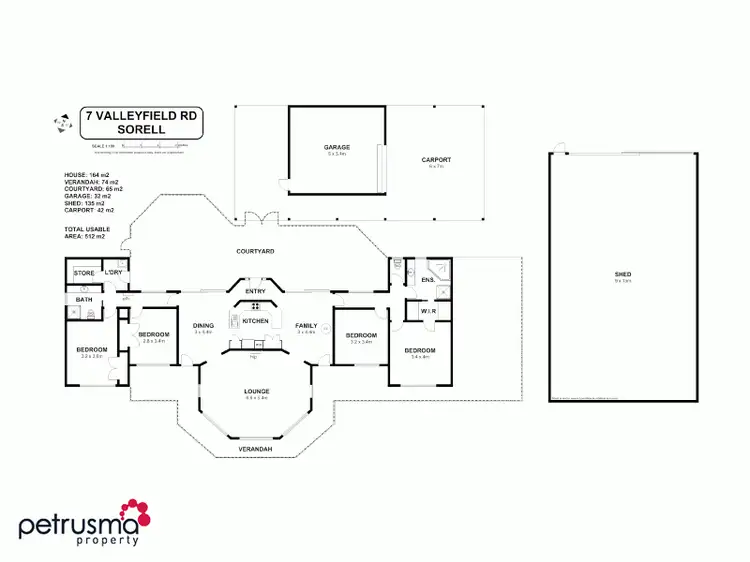 Floorplan of Homely house listing, 7 Valleyfield Road, Sorell TAS 7172