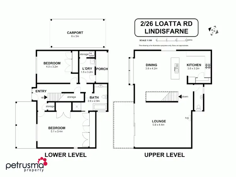 Floorplan of Homely villa listing, 2-26 Loatta Rd, Lindisfarne TAS 7015