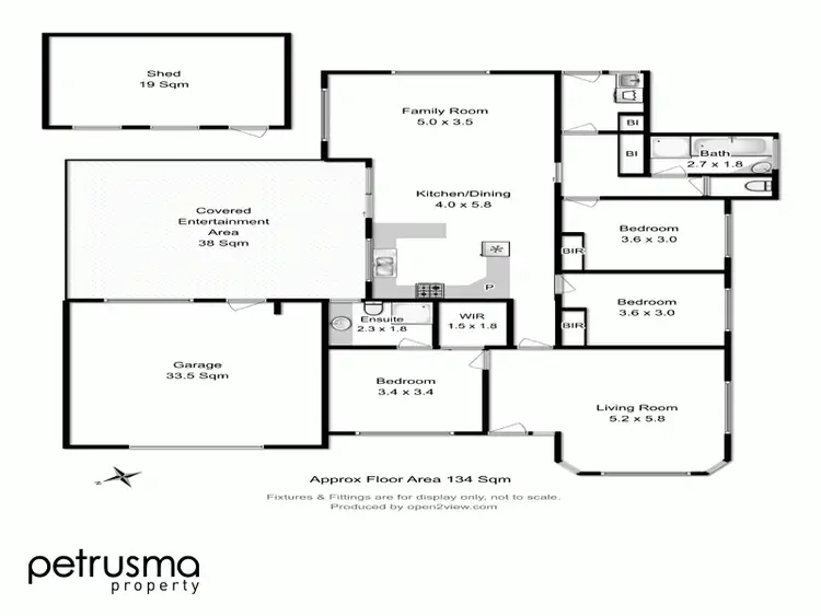 Floorplan of Homely house listing, 54 Jetty Road, Old Beach TAS 7017
