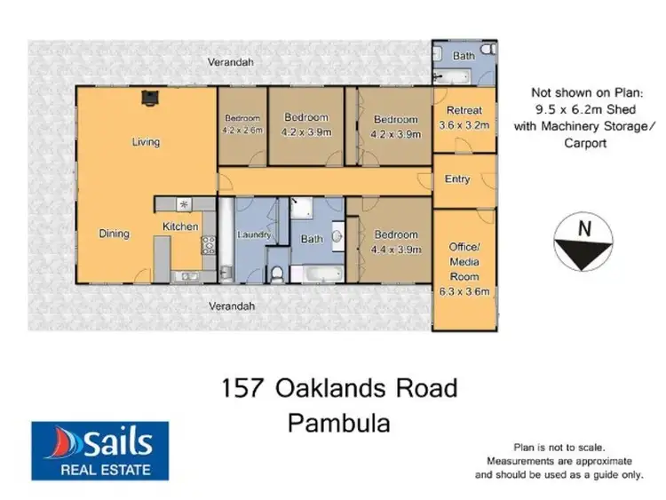 Floorplan of Homely house listing, 157 Oaklands Road, Pambula NSW 2549
