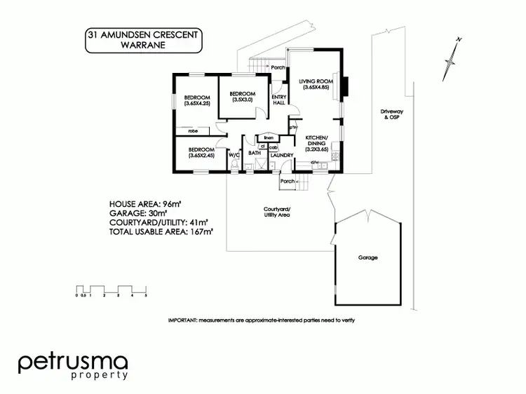 Floorplan of Homely house listing, 31 Amundsen Crescent, Warrane TAS 7018