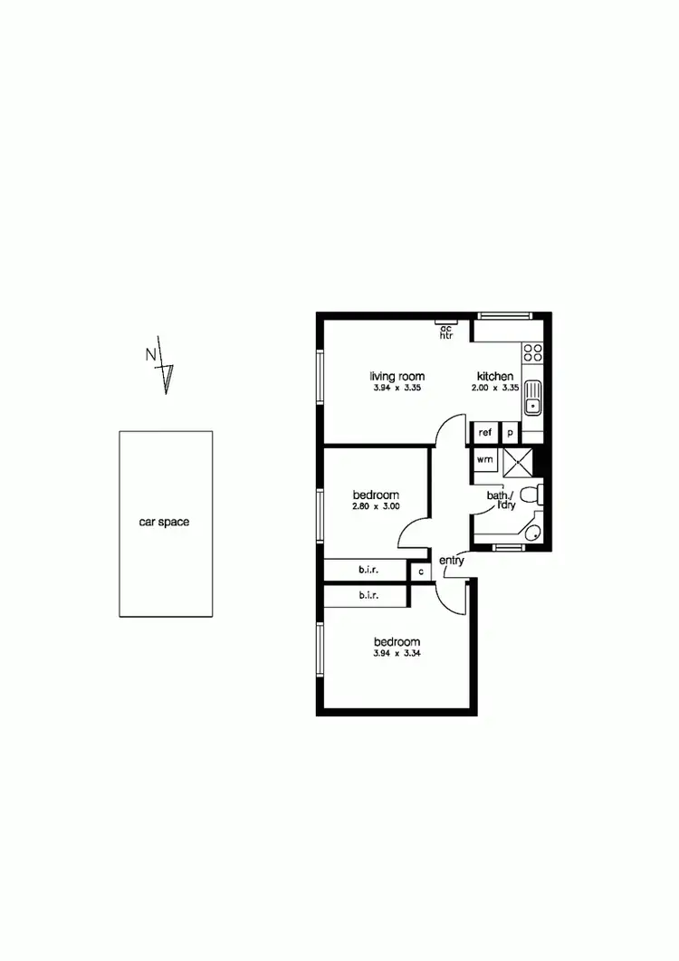 Floorplan of Homely unit listing, 4/245 Esplanade, Altona VIC 3018