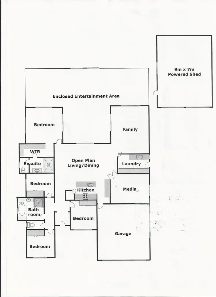Floorplan of Homely house listing, 13 Beach Oak, Mount Low QLD 4818