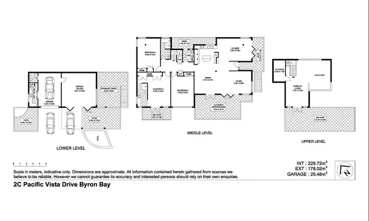 Floorplan of Homely house listing, 2C Pacific Vista Drive, Byron Bay NSW 2481