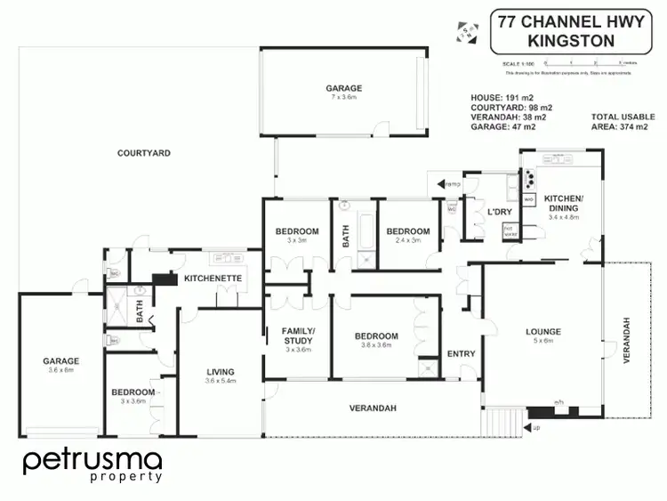 Floorplan of Homely house listing, 77 Channel highway, Kingston TAS 7050