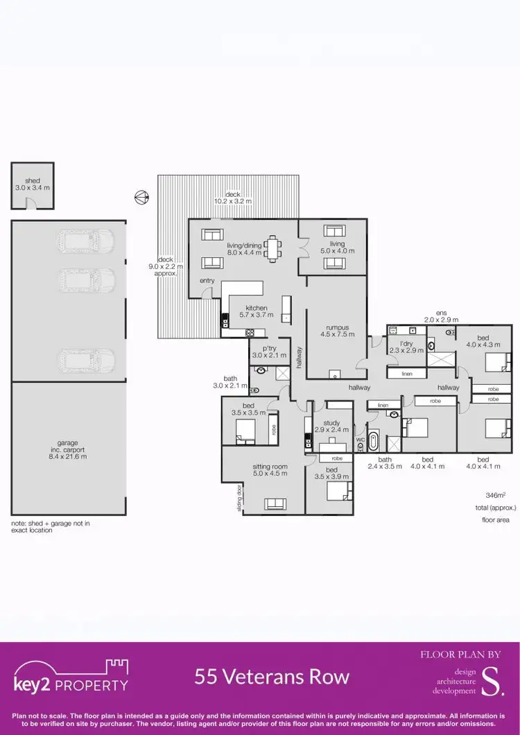 Floorplan of Homely house listing, 55 Veterans Row, Westbury TAS 7303