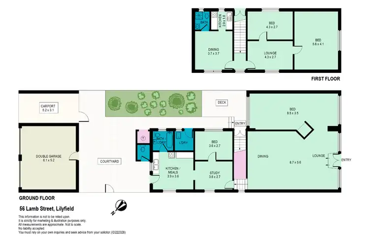 Floorplan of Homely house listing, 56 Lamb Street, Lilyfield NSW 2040
