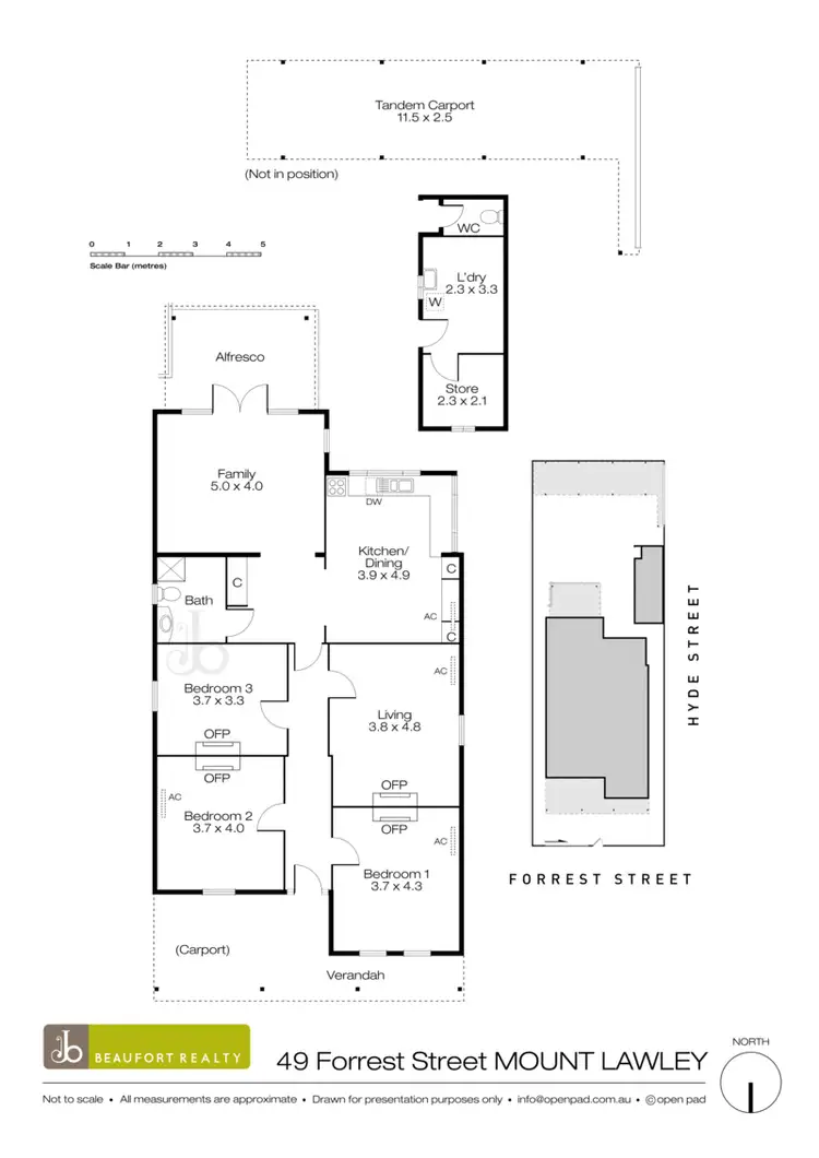 Floorplan of Homely house listing, 49 Forrest Street, Mount Lawley WA 6050