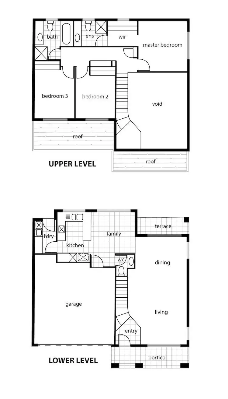 Floorplan of Homely villa listing, 1/22 Burra Street, Chevron Island QLD 4217
