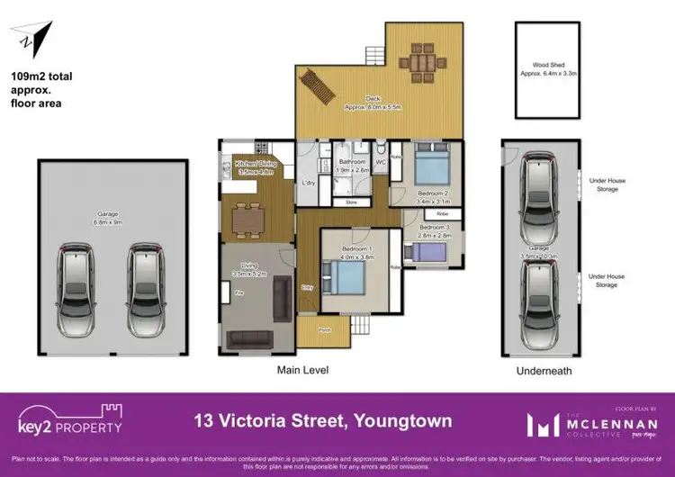 Floorplan of Homely house listing, 13 Victoria Street, Youngtown TAS 7249