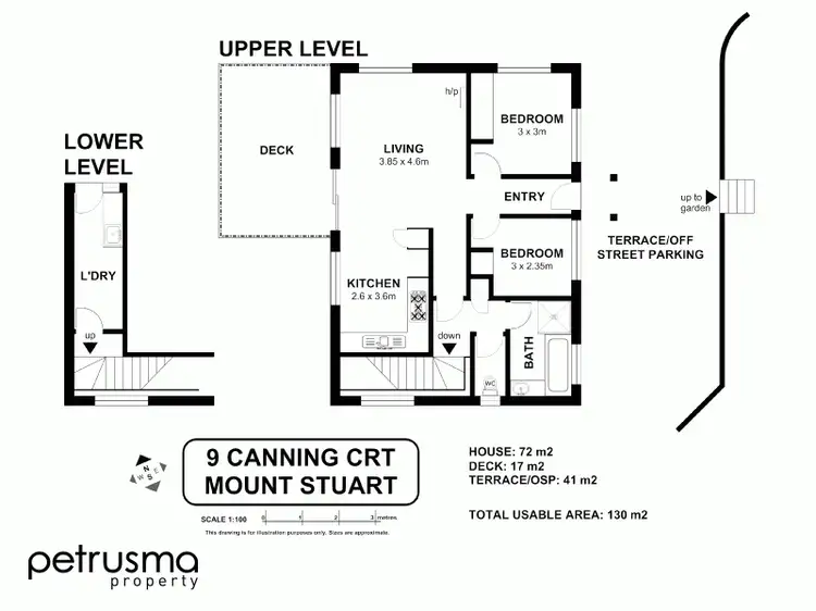 Floorplan of Homely house listing, 9 Canning Court, Mount Stuart TAS 7000