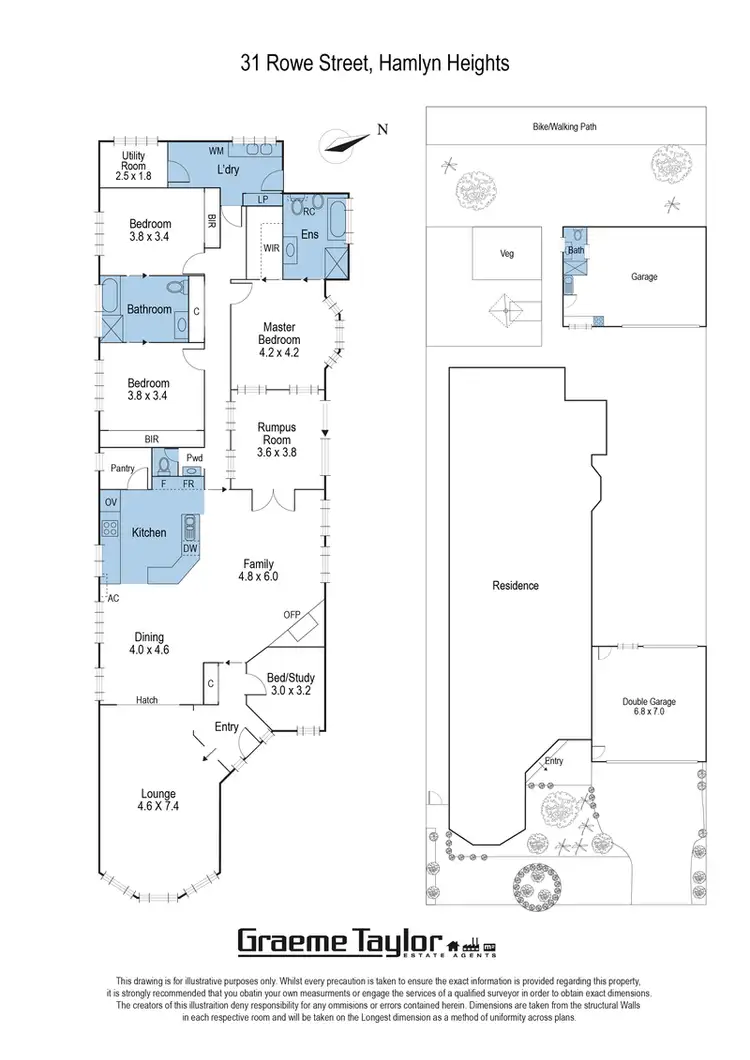 Floorplan of Homely house listing, 31 Rowe Street, Hamlyn Heights VIC 3215