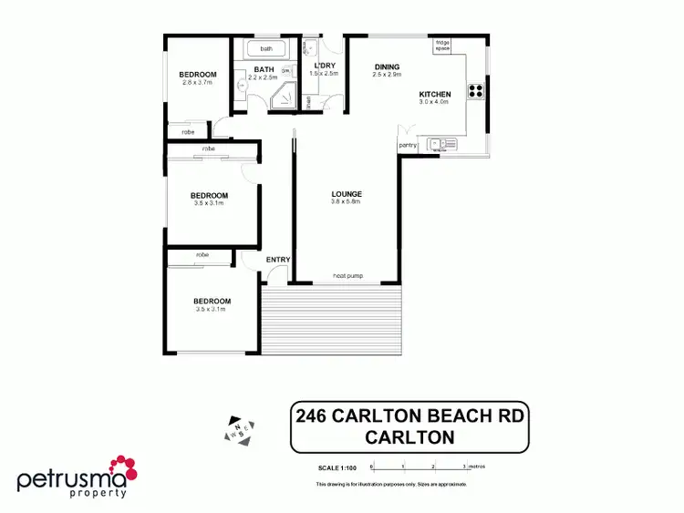 Floorplan of Homely house listing, 246 Carlton Beach Road, Carlton TAS 7173