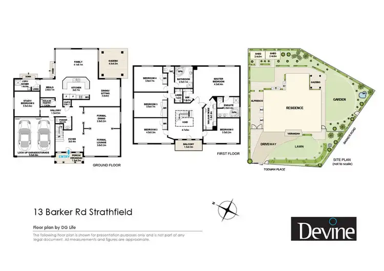Floorplan of Homely house listing, 13 Barker Rd (entry from 3 Todman Pl), Strathfield NSW 2135