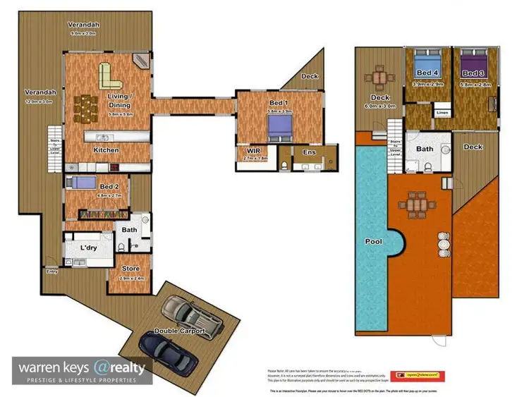 Floorplan of Homely house listing, 3/7 TARI PLACE, Trinity Beach QLD 4879