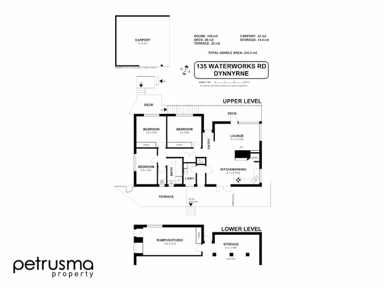 Floorplan of Homely house listing, 135 Waterworks Road, Dynnyrne TAS 7005