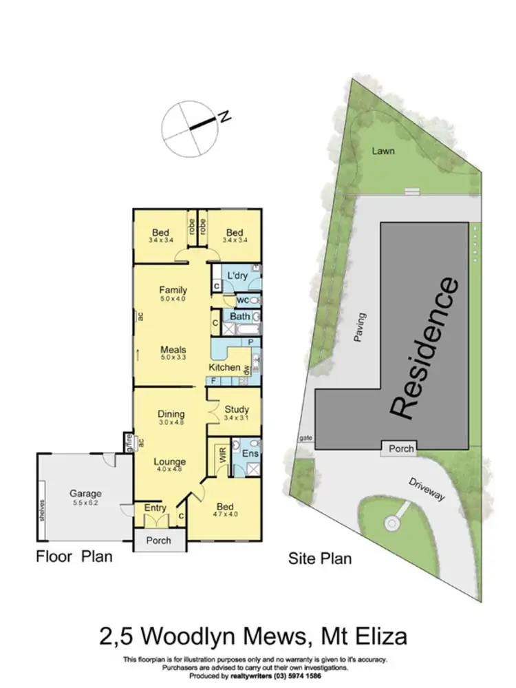 Floorplan of Homely house listing, 2/5 Woodlyn Mews, Mount Eliza VIC 3930