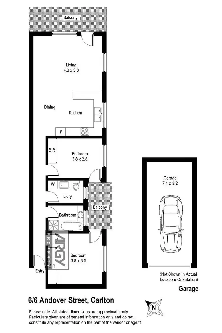Floorplan of Homely unit listing, 6/6 Andover Street, Carlton NSW 2218
