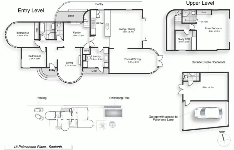Floorplan of Homely house listing, 18 Palmerston Place, Seaforth NSW 2092
