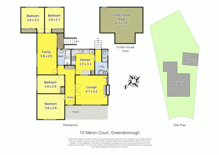 Floorplan of Homely house listing, 10 Meron Court, Greensborough VIC 3088