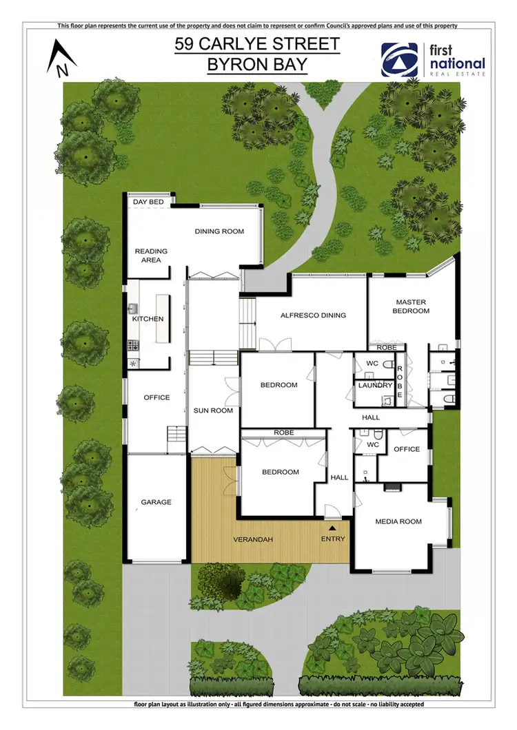 Floorplan of Homely house listing, 59 Carlyle Street, Byron Bay NSW 2481