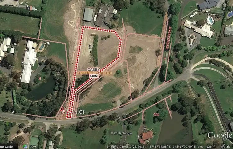 Floorplan of Homely land listing, 5 Oaks Court, Lysterfield South VIC 3156