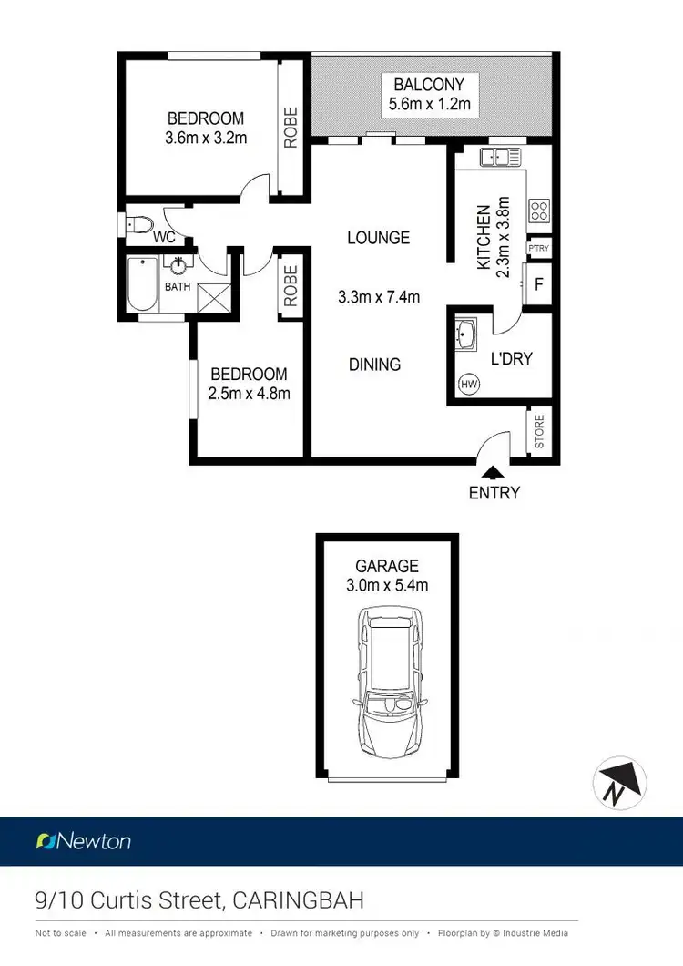 Floorplan of Homely apartment listing, 9/10 Curtis Street, Caringbah NSW 2229