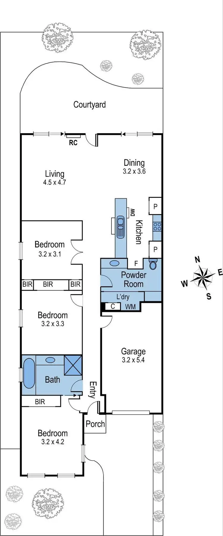 Floorplan of Homely house listing, 44 Sherbourne Terrace, Newtown VIC 3220