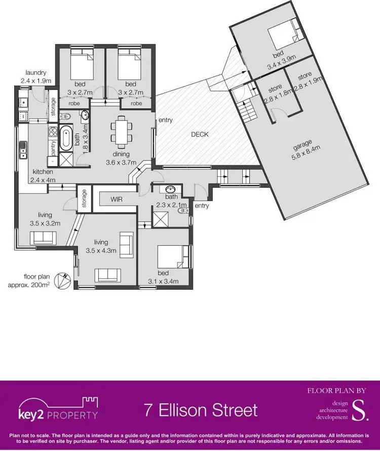 Floorplan of Homely house listing, 7 Ellison Street, Newstead TAS 7250