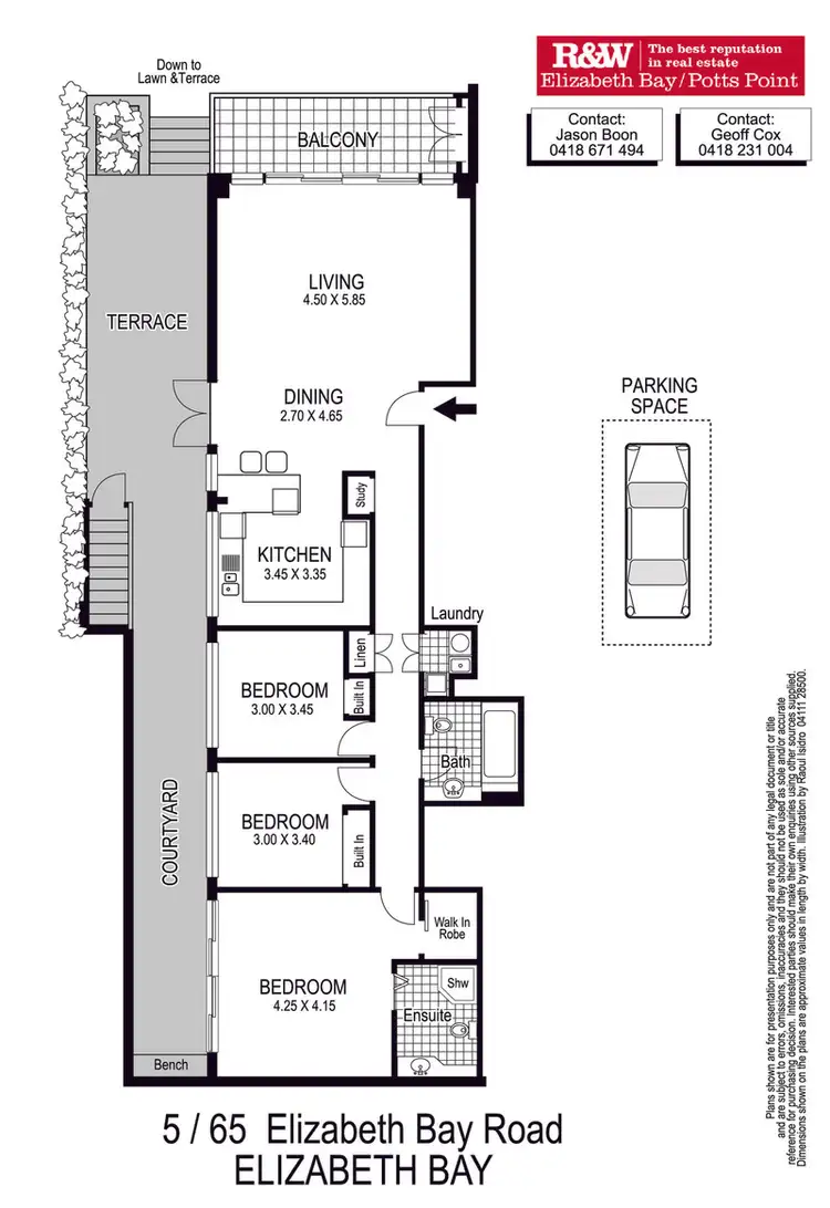 Floorplan of Homely apartment listing, 5/65 Elizabeth Bay Road, Elizabeth Bay NSW 2011
