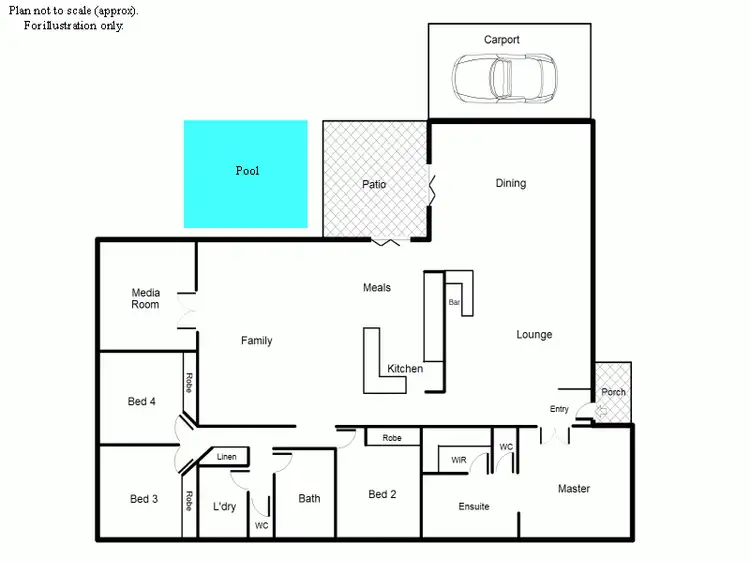 Floorplan of Homely house listing, 27 Overlander Ct, Jimboomba QLD 4280