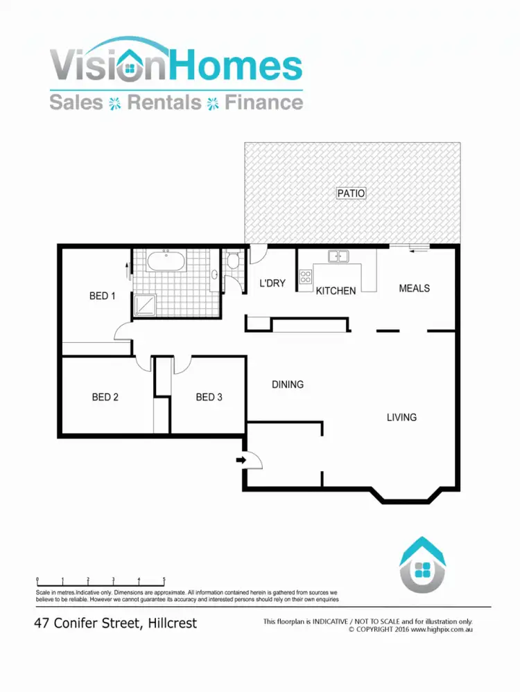 Floorplan of Homely house listing, 47 Conifer St, Hillcrest QLD 4118