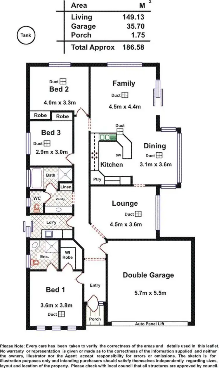 Floorplan of Homely house listing, Address available on request