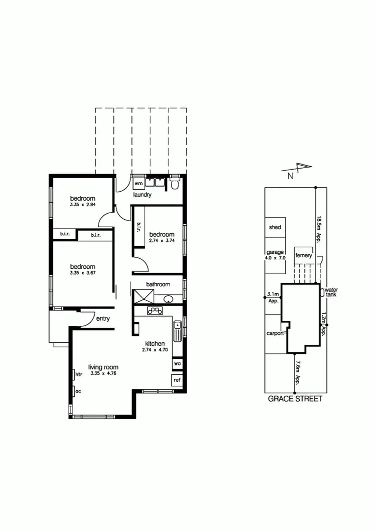Floorplan of Homely house listing, 28 Grace Street, Laverton VIC 3028