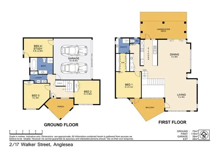Floorplan of Homely townhouse listing, 2/17 Walker Street, Anglesea VIC 3230