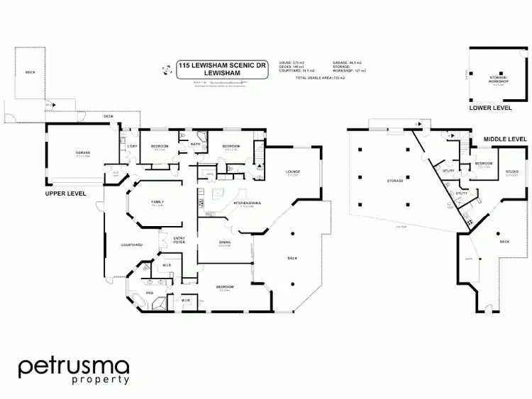 Floorplan of Homely house listing, 115 Lewisham Scenic Drive, Lewisham TAS 7173