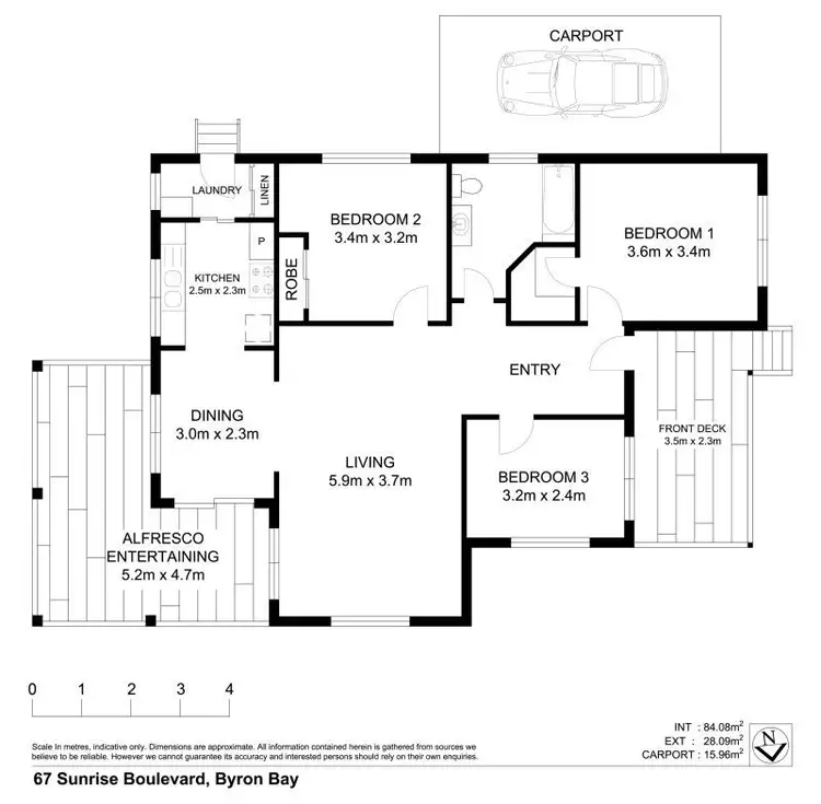 Floorplan of Homely house listing, 67 Sunrise Boulevard, Byron Bay NSW 2481