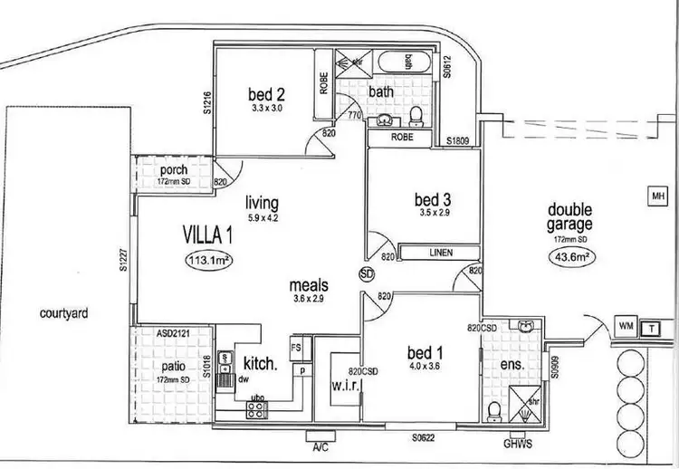 Floorplan of Homely villa listing, Address available on request