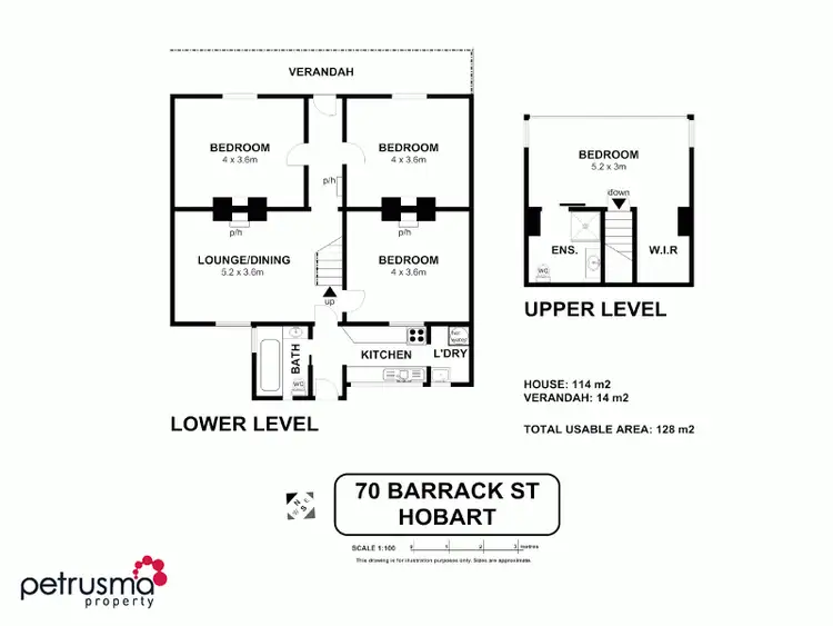 Floorplan of Homely house listing, 70 Barrack Street, Hobart TAS 7000