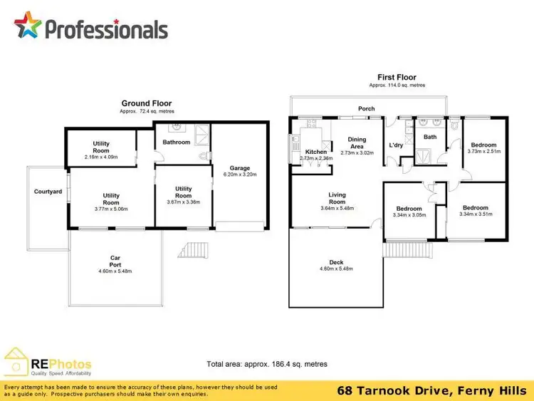 Floorplan of Homely house listing, 68 Tarnook Drive, Ferny Hills QLD 4055