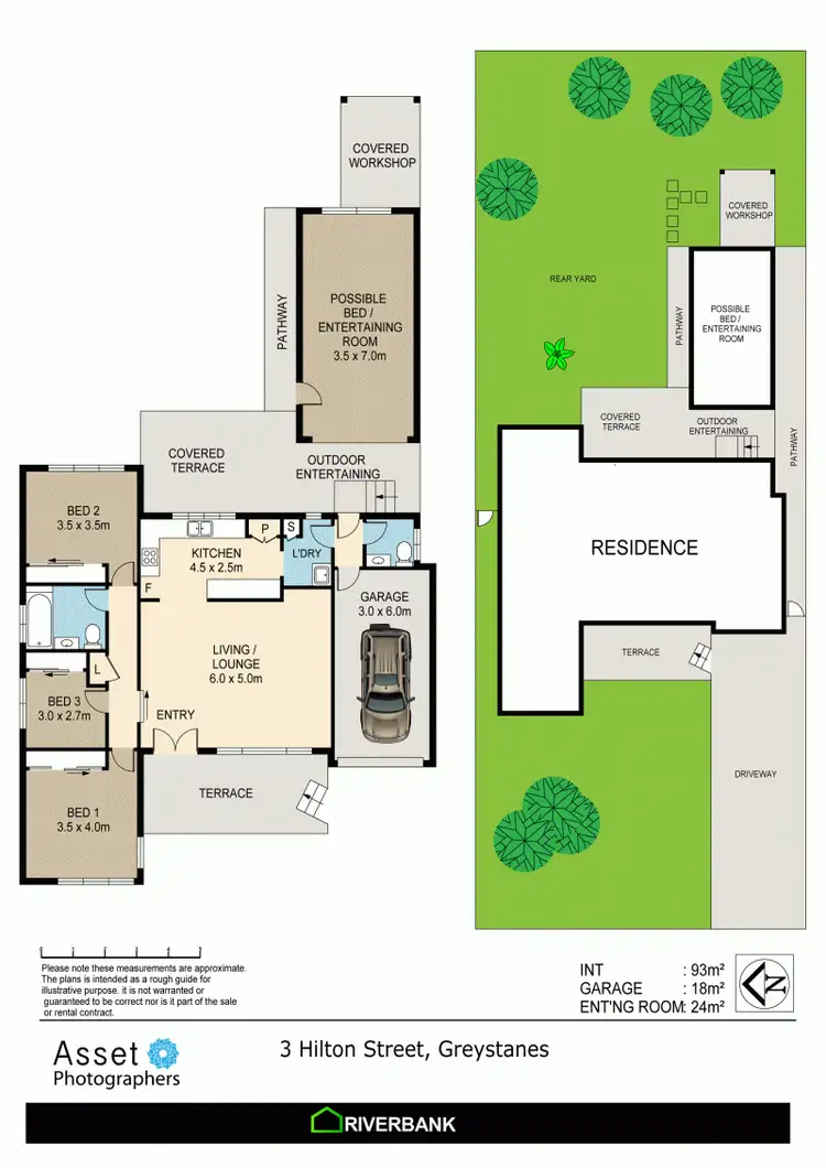 Floorplan of Homely house listing, 3 Hilton Street, Greystanes NSW 2145